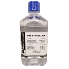20X PBS Solution, pH 7.4, Biotechnology Grade, 1000mL