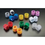 Axygen Screw caps with O-ring, yellow, 4000/Case