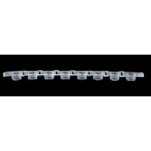 8-strip PCR tubes and flat cap